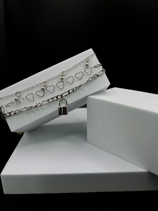 Verrouillé Anklet Set